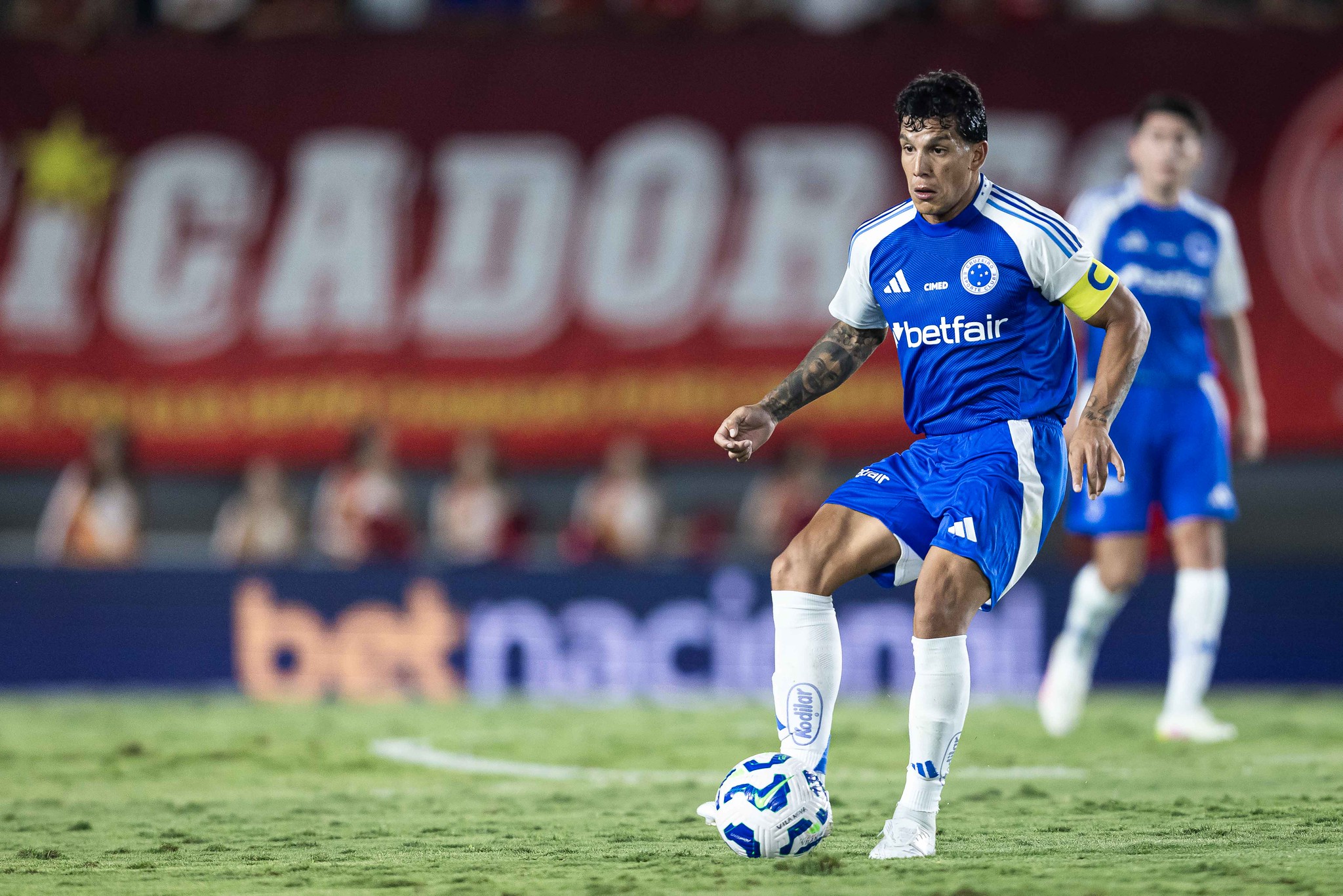 Lucas Romero foca em trabalho do time para jogo de sábado(27) Heber Gomes