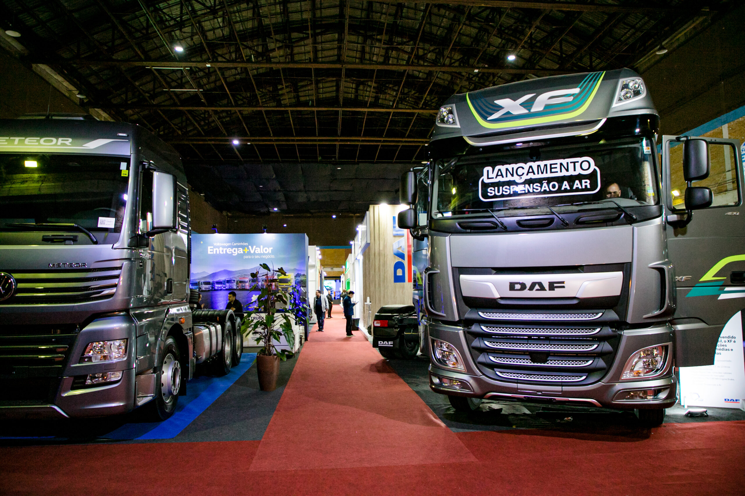 Caminhões expostos na edição 2024