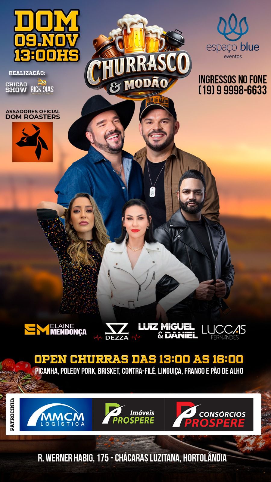 Banner 1ª Churrasco & Modão