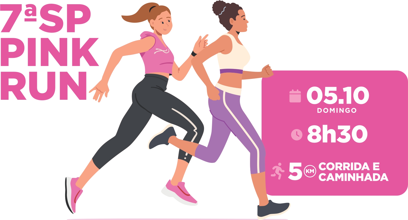 Banner 7ª SP Pink Run Divulgação