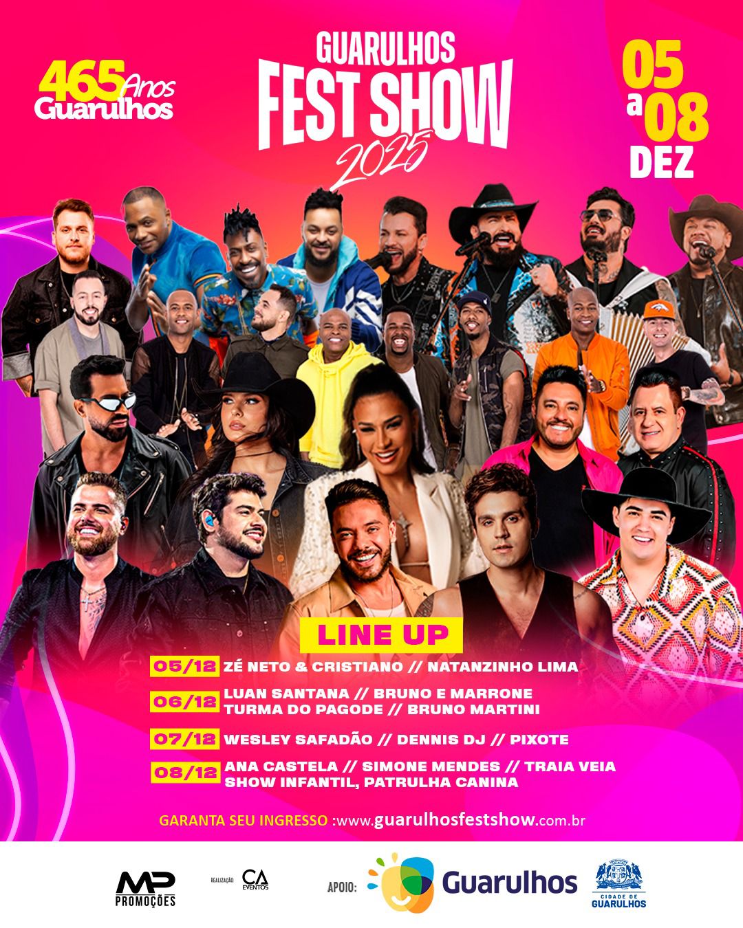Banner Guarulhos Fest Show 2025